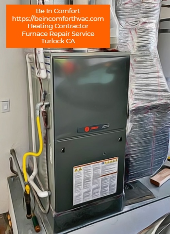 Image of home central furnace by heating contractor Be In Comfort